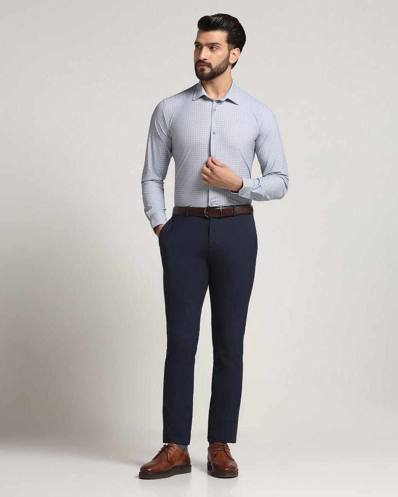 TechPro Formal Grey Check Shirt - Sinq
