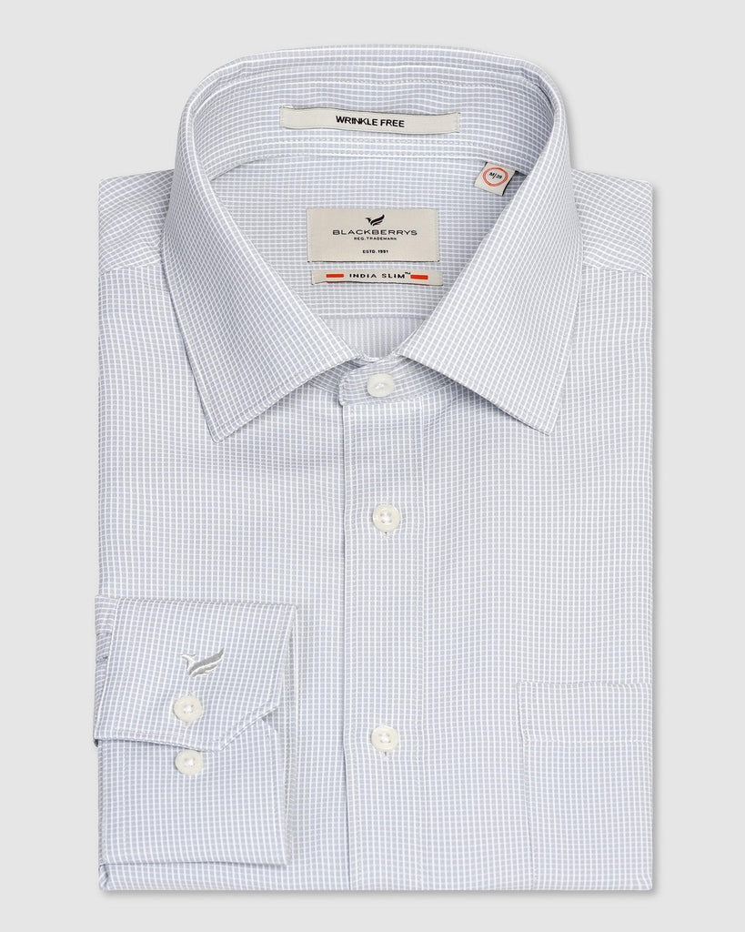 Formal Olive Check Shirt - Specter