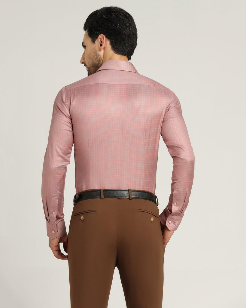 Temptech Formal Pink Check Shirt - Colossal