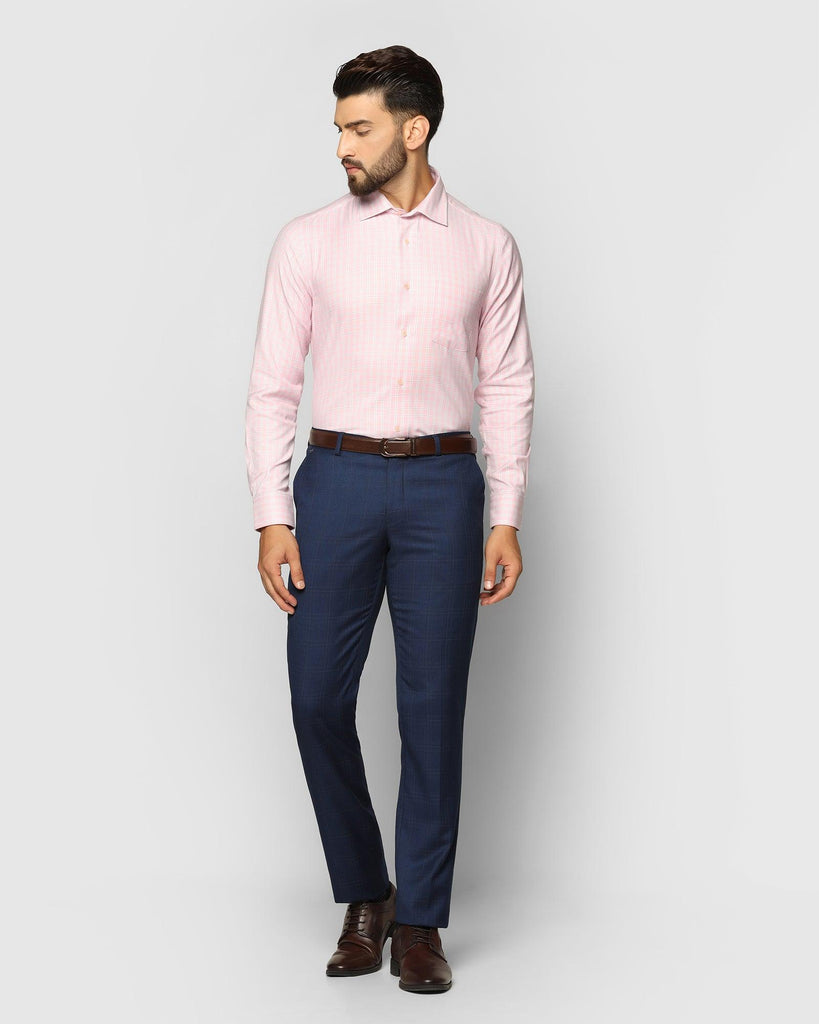 Temp Tech Formal Pink Check Shirt - Rapid