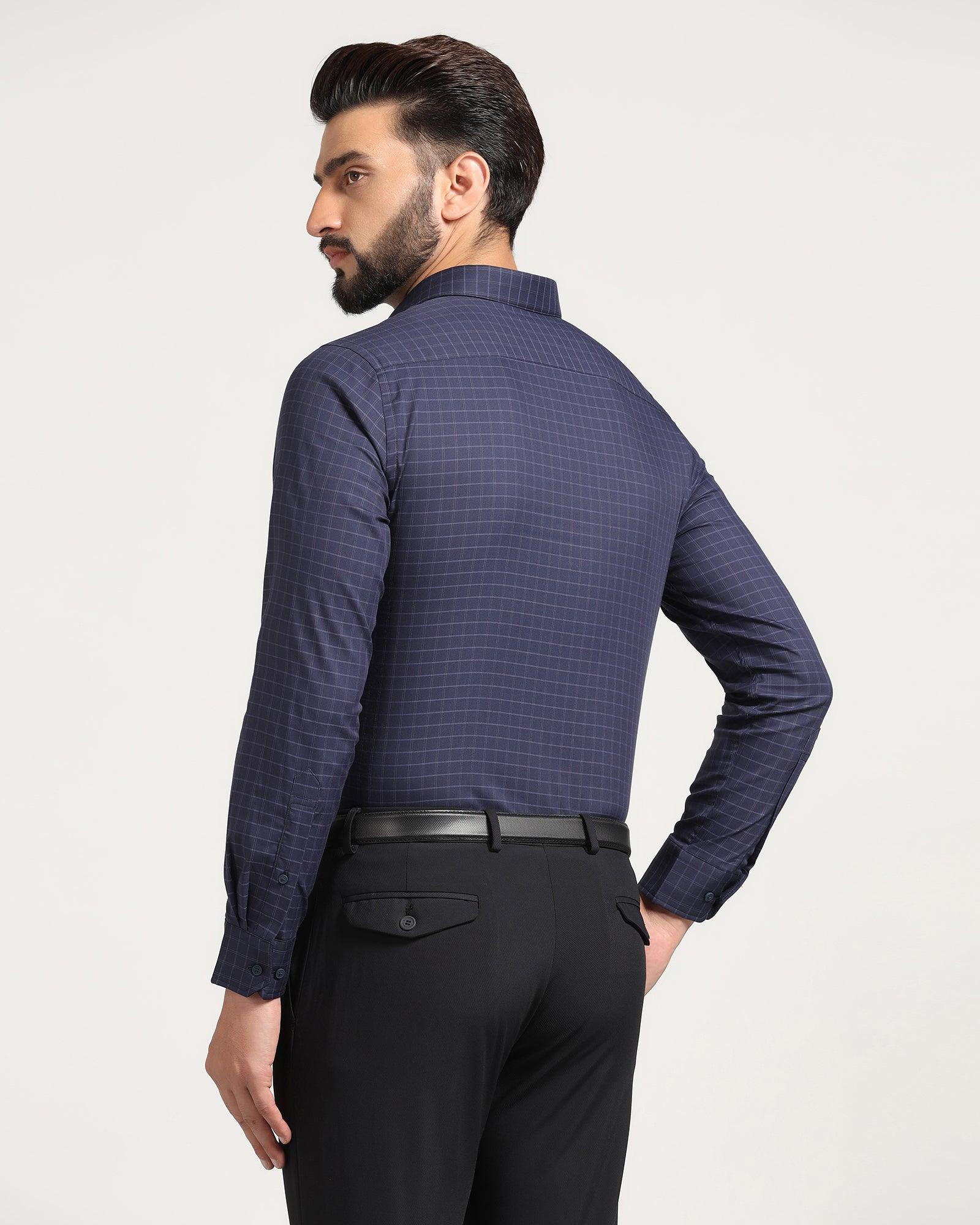 Temptech Formal Purple Check Shirt - Becki - Blackberrys