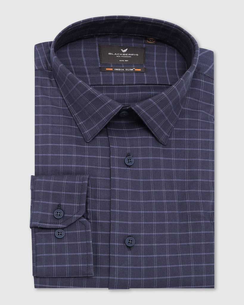 TechPro Formal Purple Check Shirt - Becki