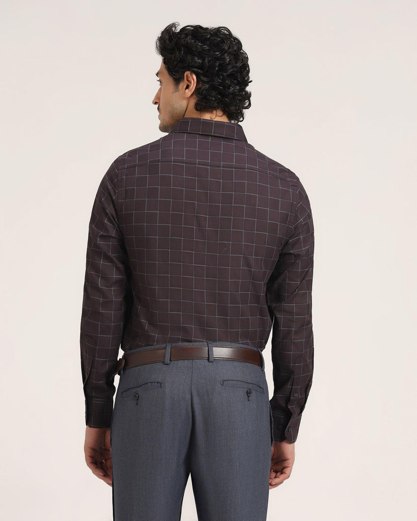 Formal Wine Check Shirt - Herd