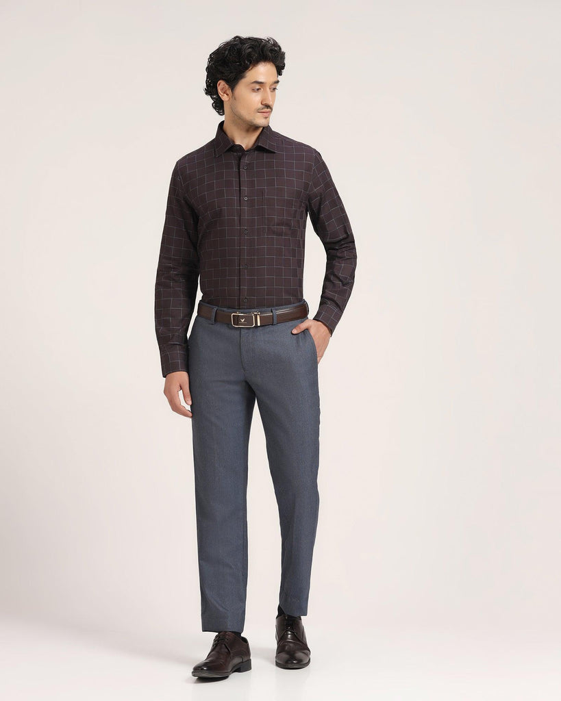 Formal Wine Check Shirt - Herd