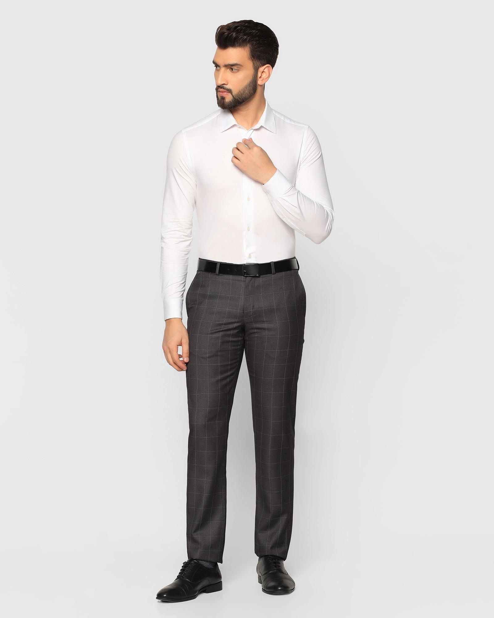 Business Casual Plaid Pants Men | Slim Fit Men's Dress Pants - Mens Plaid  Suit Pants - Aliexpress
