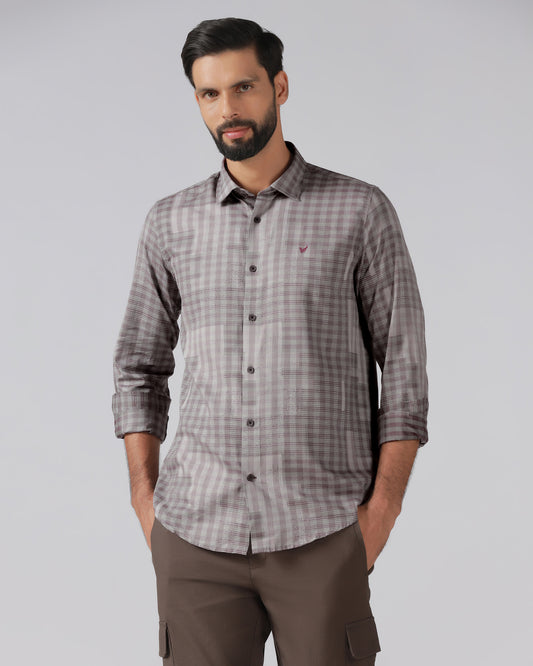 Cherry Lacquer Check Shirt - Lamor
