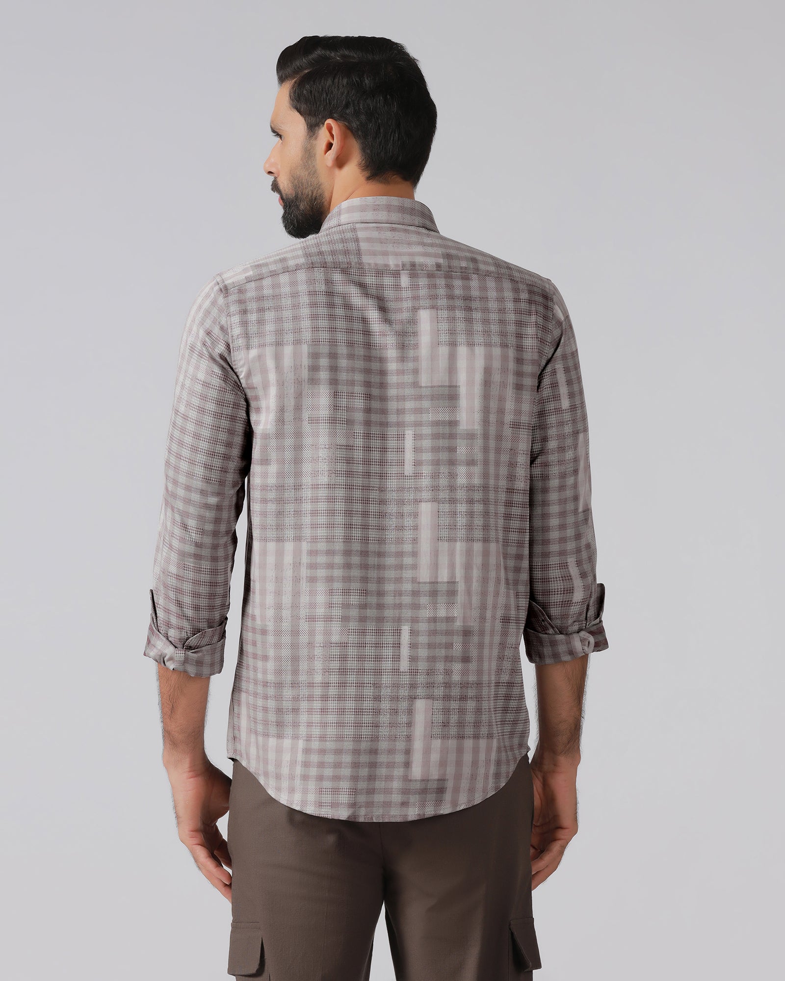 Cherry Lacquer Check Shirt - Lamor