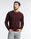 Cherry Lacquer Crew Neck Solid Sweater - Mario