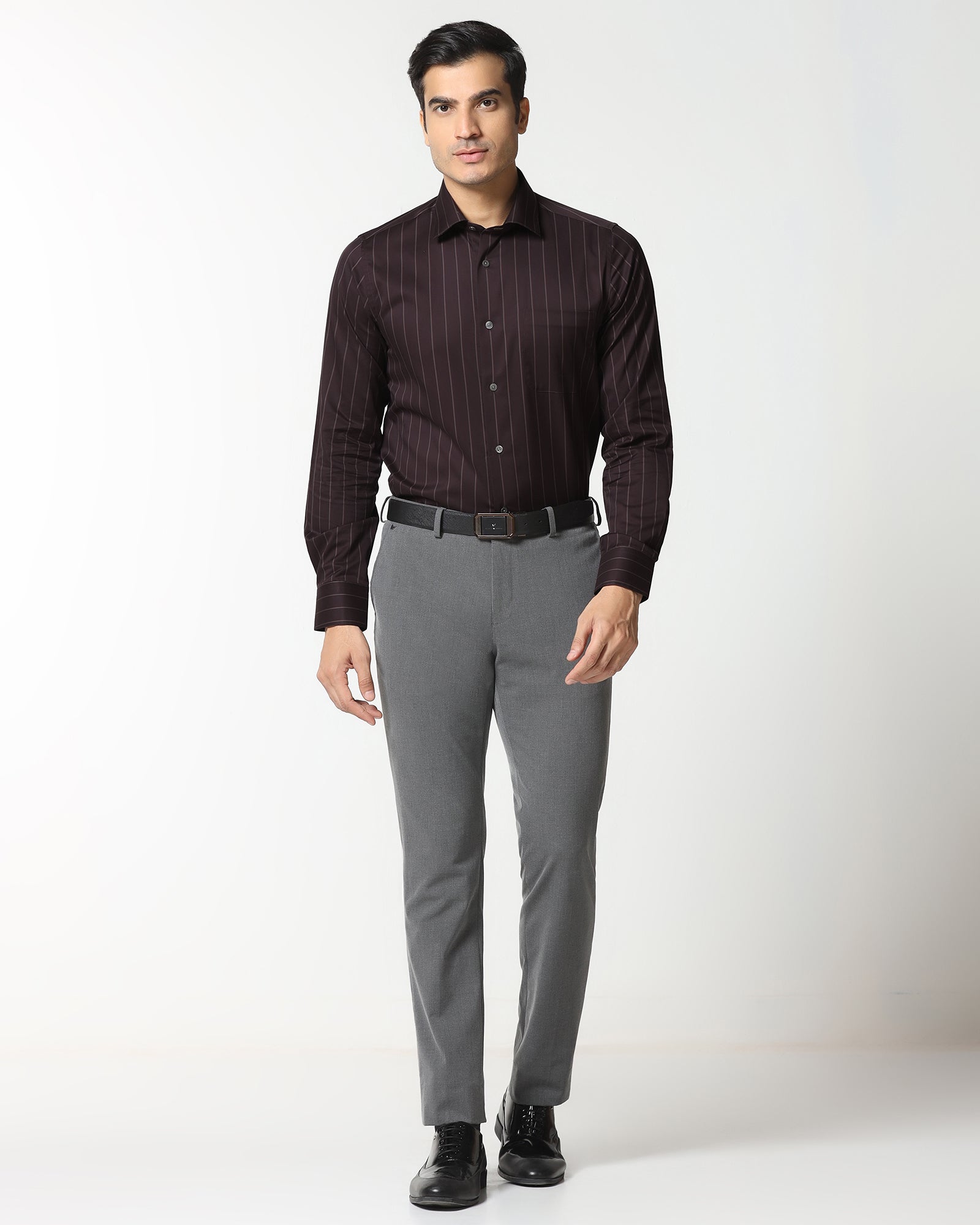 Cherry Lacquer Luxe Stripe Shirt - Stake