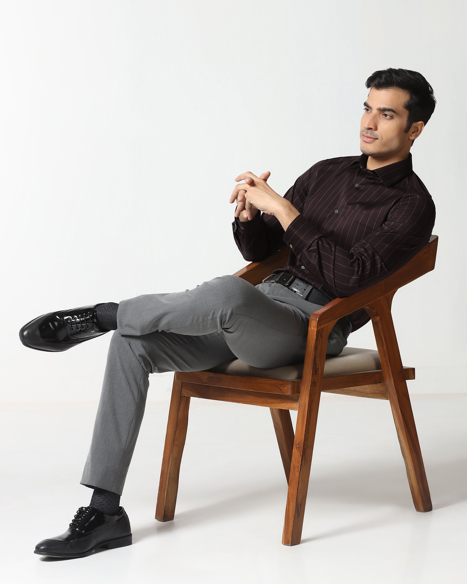 Cherry Lacquer Luxe Stripe Shirt - Stake