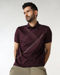 Cherry Lacquer Printed Polo - Kenny