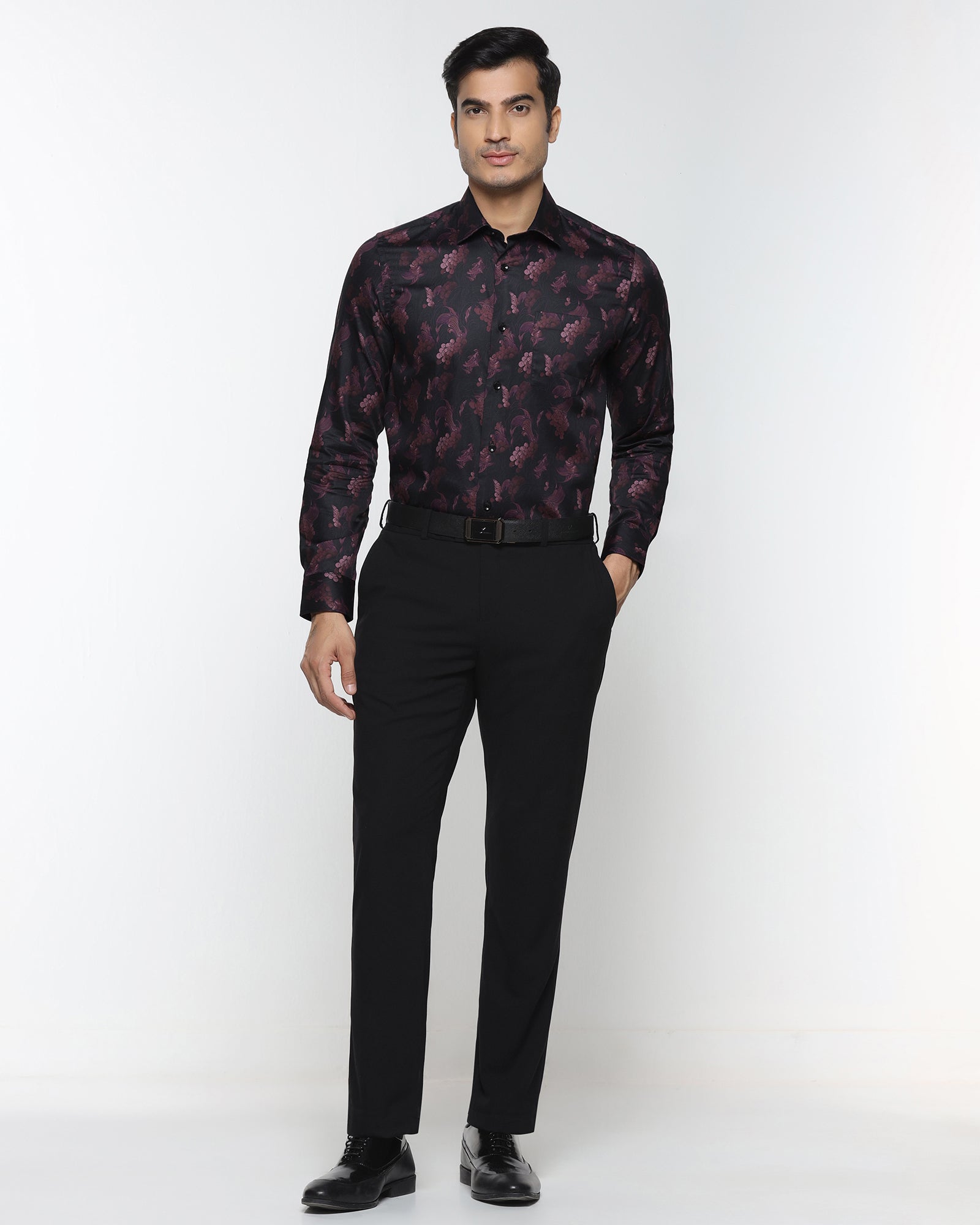 Cherry Lacquer Printed Shirt - Pavel
