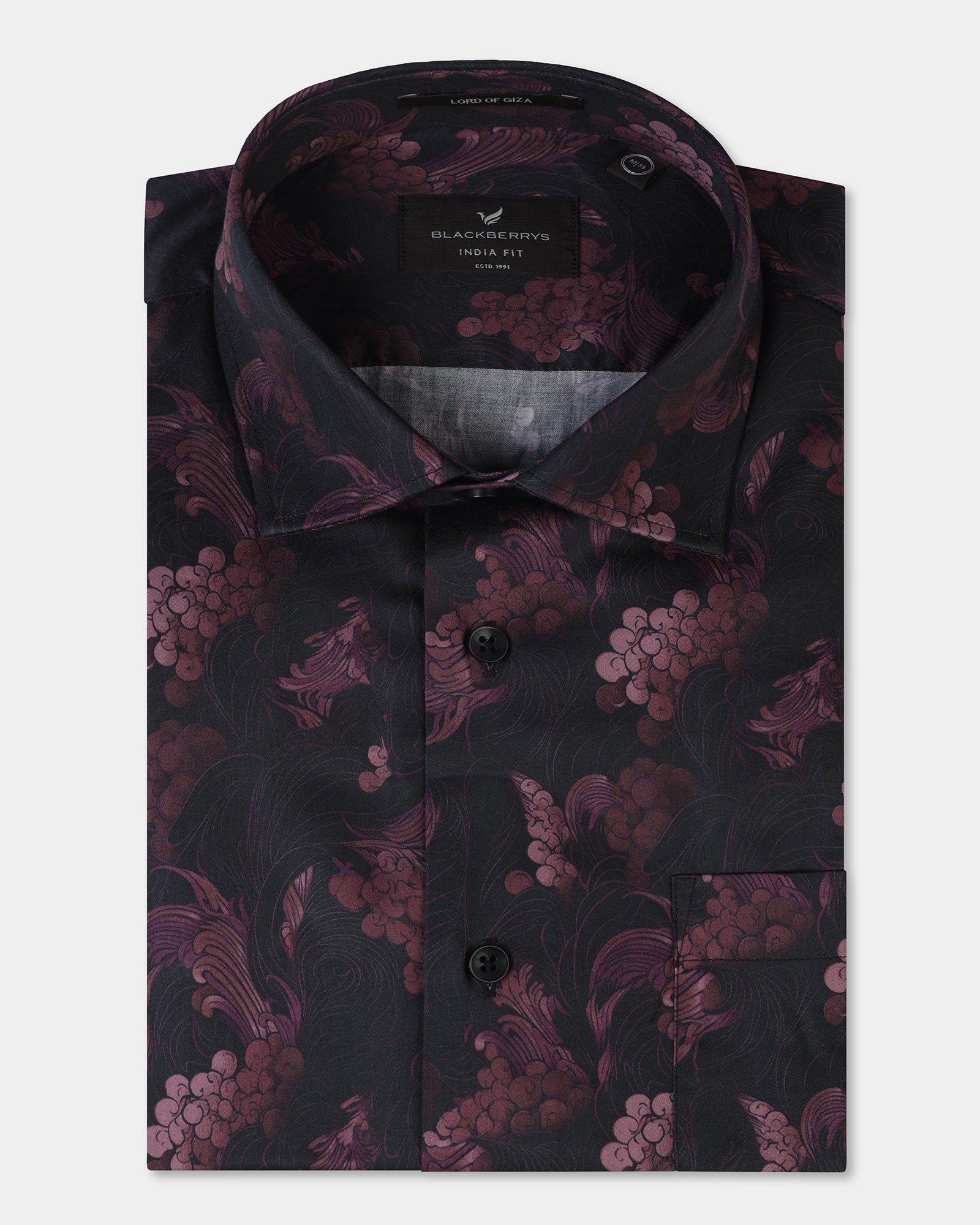 Cherry Lacquer Printed Shirt - Pavel