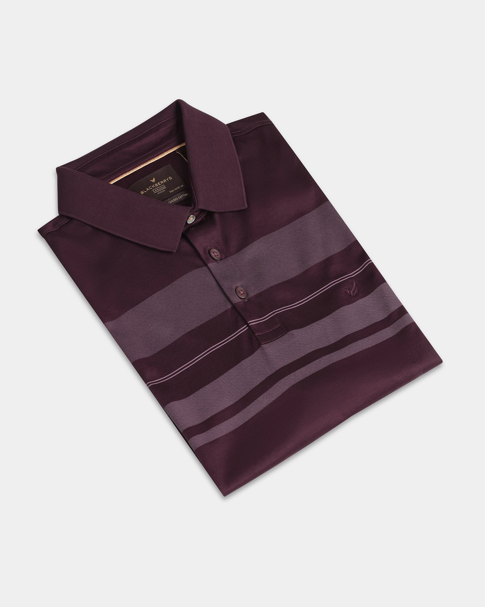Cherry Lacquer Stripe Polo - Tuck