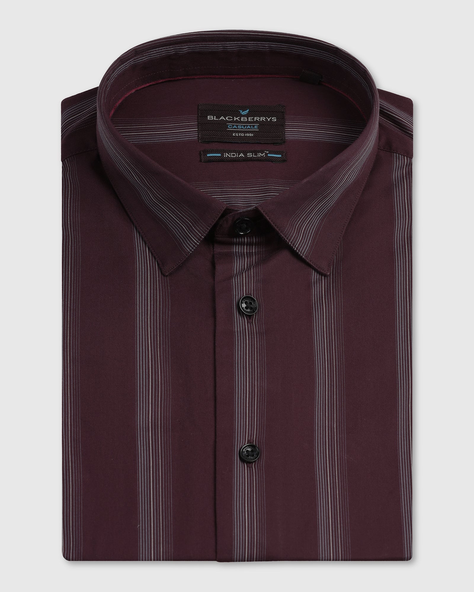 Cherry Lacquer Stripe Shirt - Enno