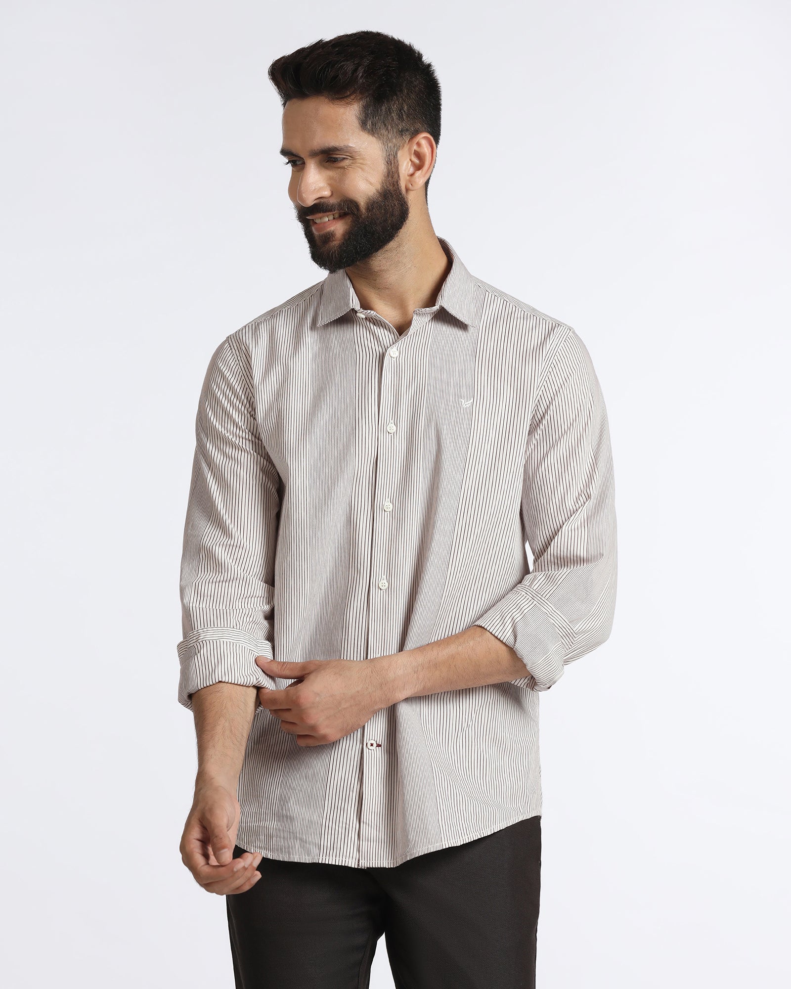 Cherry Lacquer Stripe Shirt - Juden
