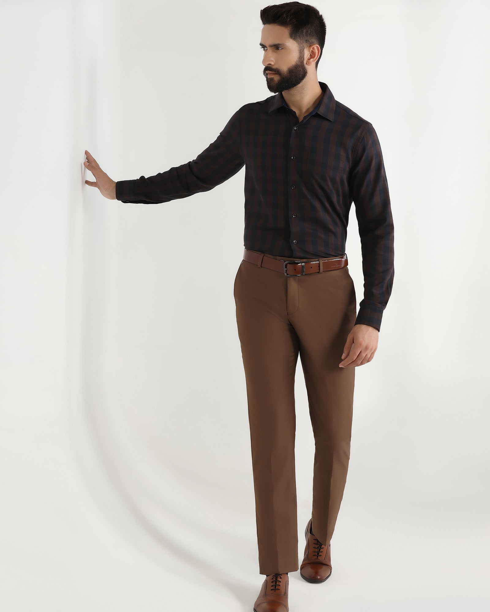 Chocolate Sauce Check Shirt - Reflex