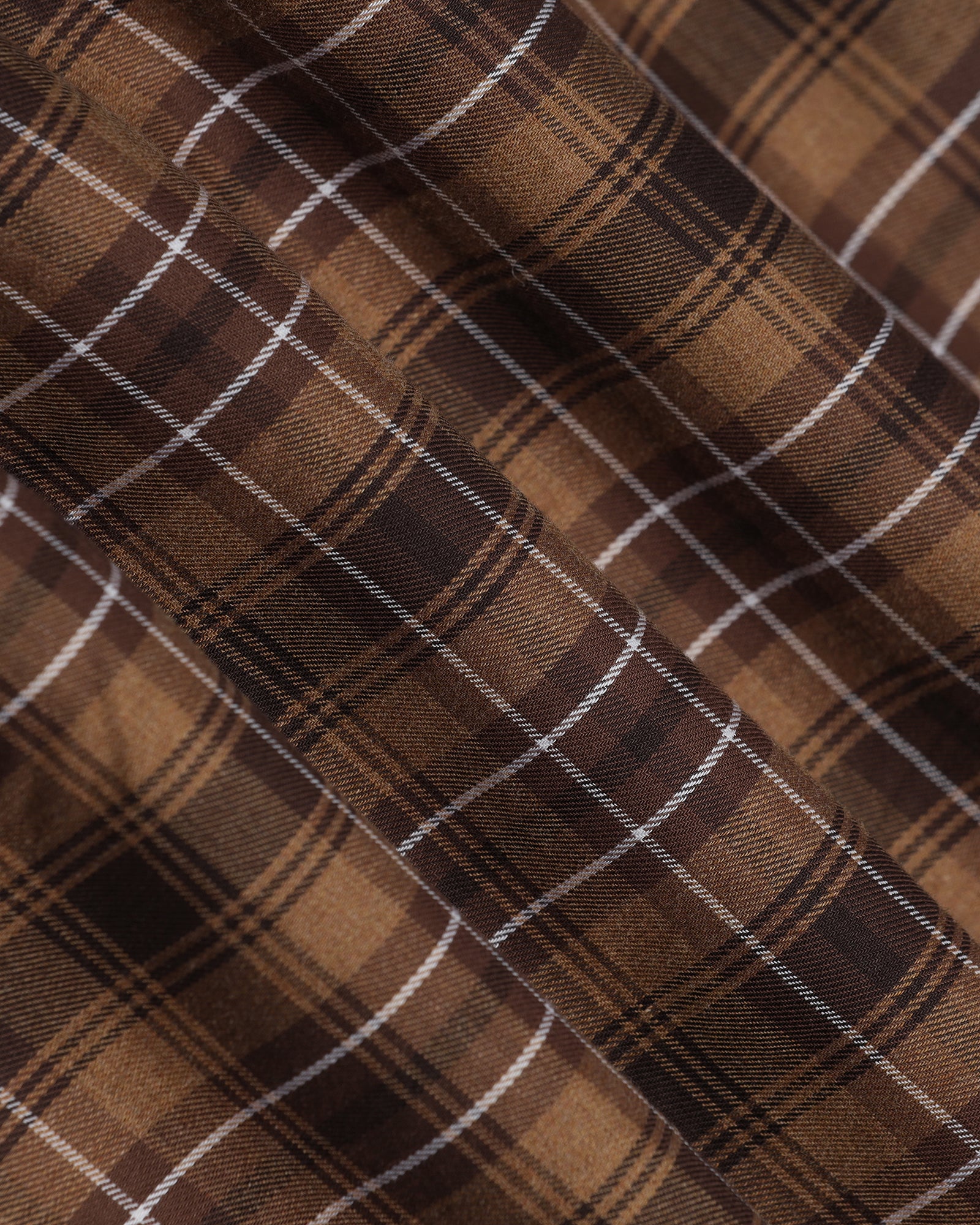 Chocolate Sauce Check Shirt - Yahiko