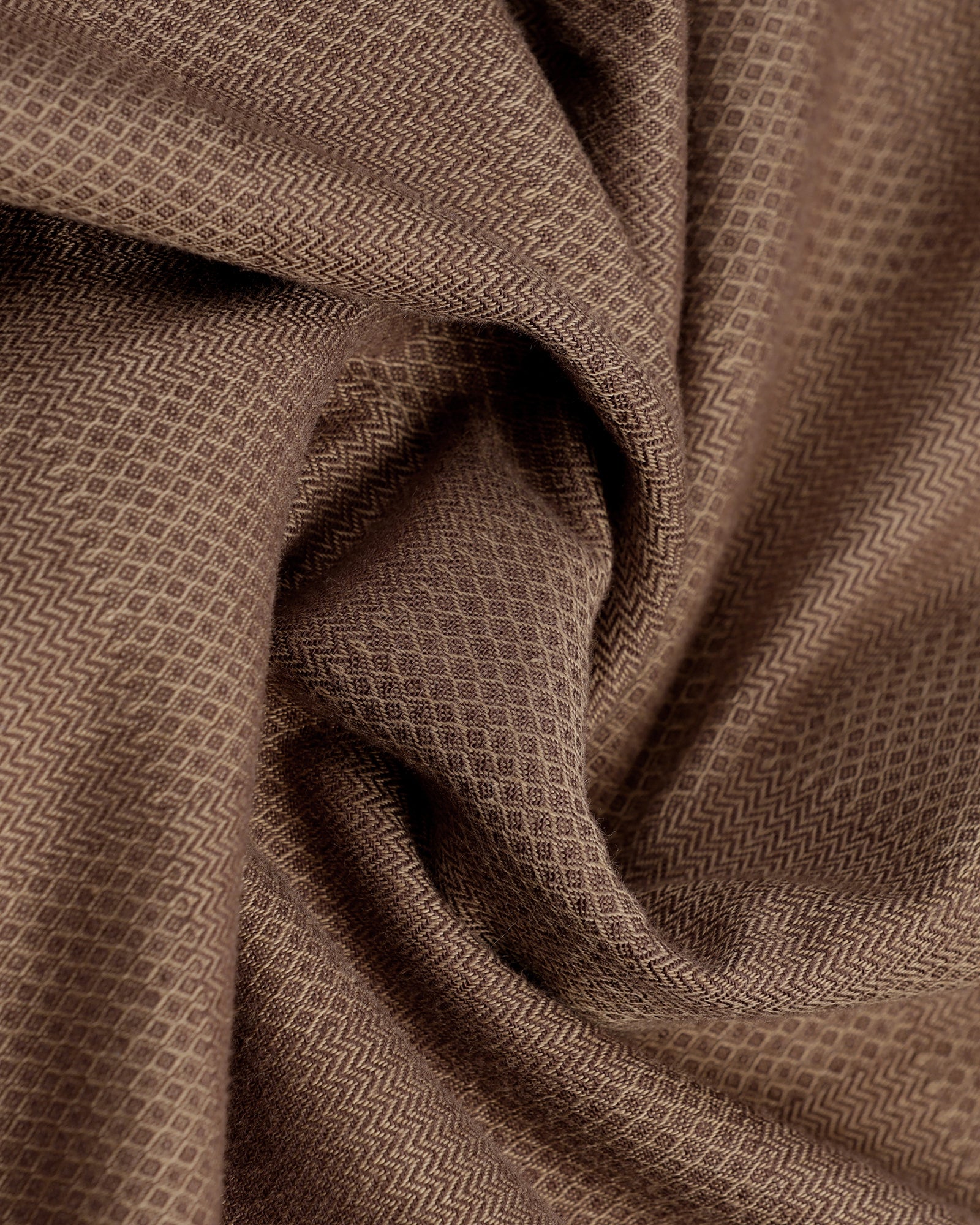 Chocolate Sauce Jacquard Shirt - Finja