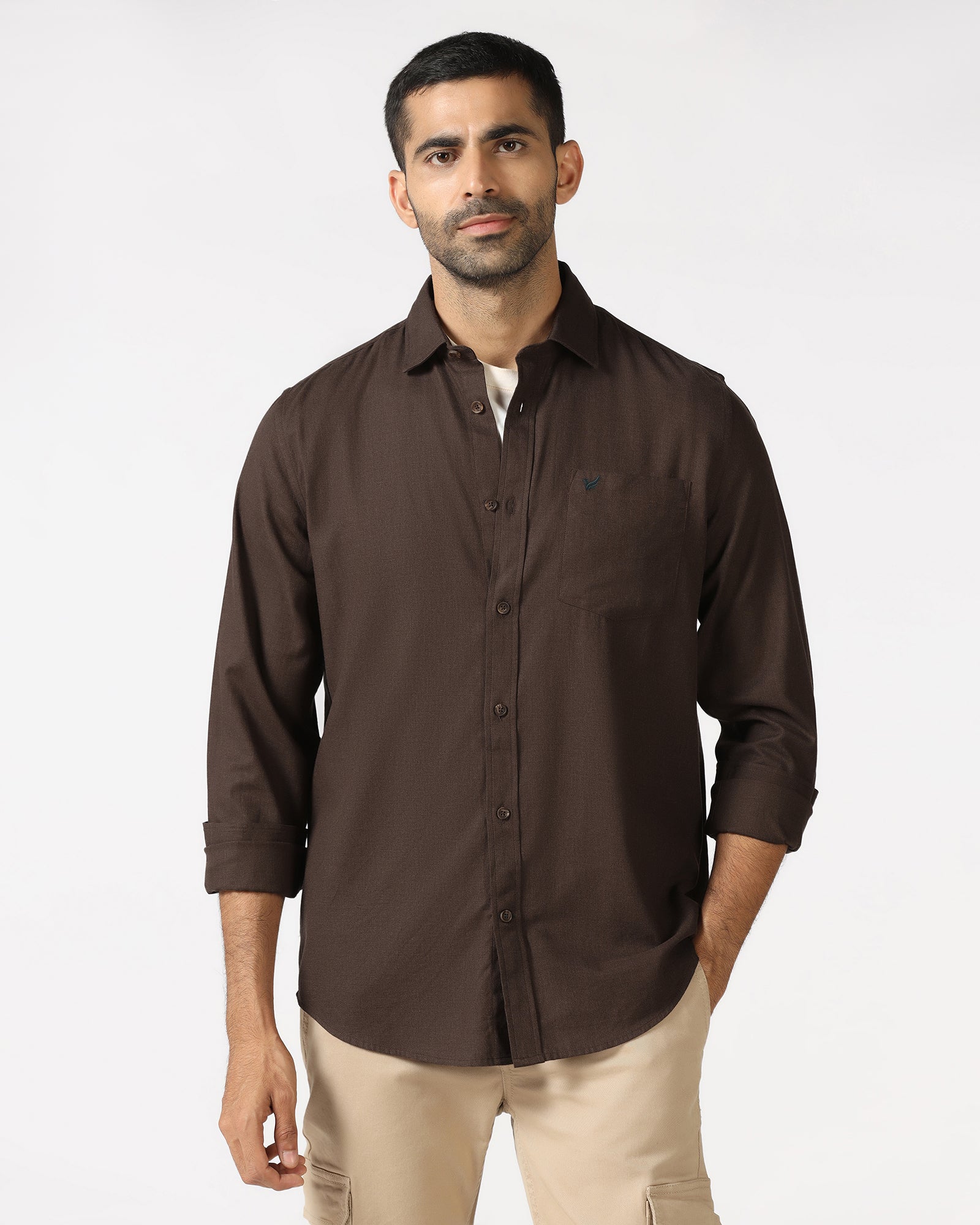 Chocolate Sauce Solid Shirt - Lenox