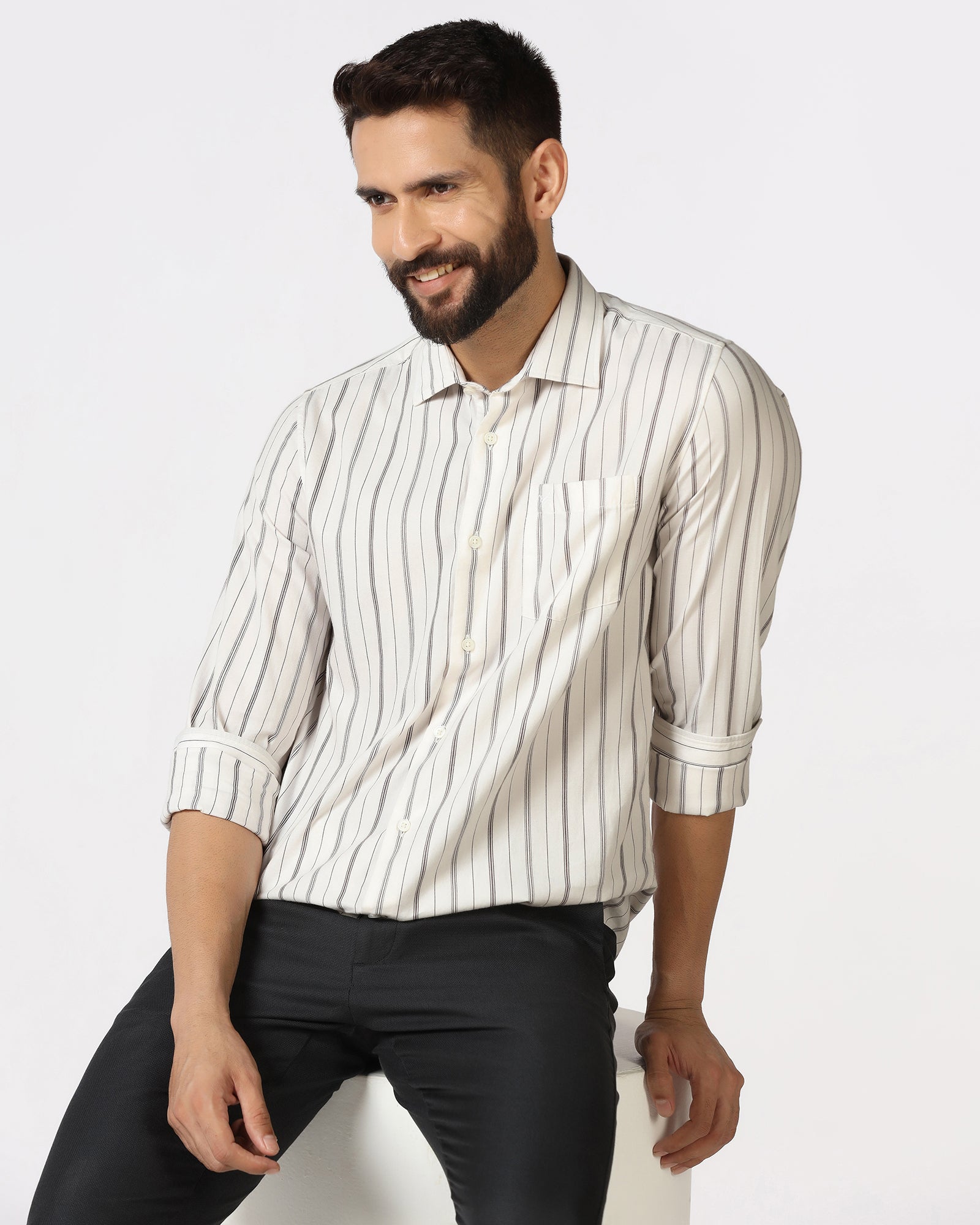 Chocolate Sauce Stripe Shirt - Rakey
