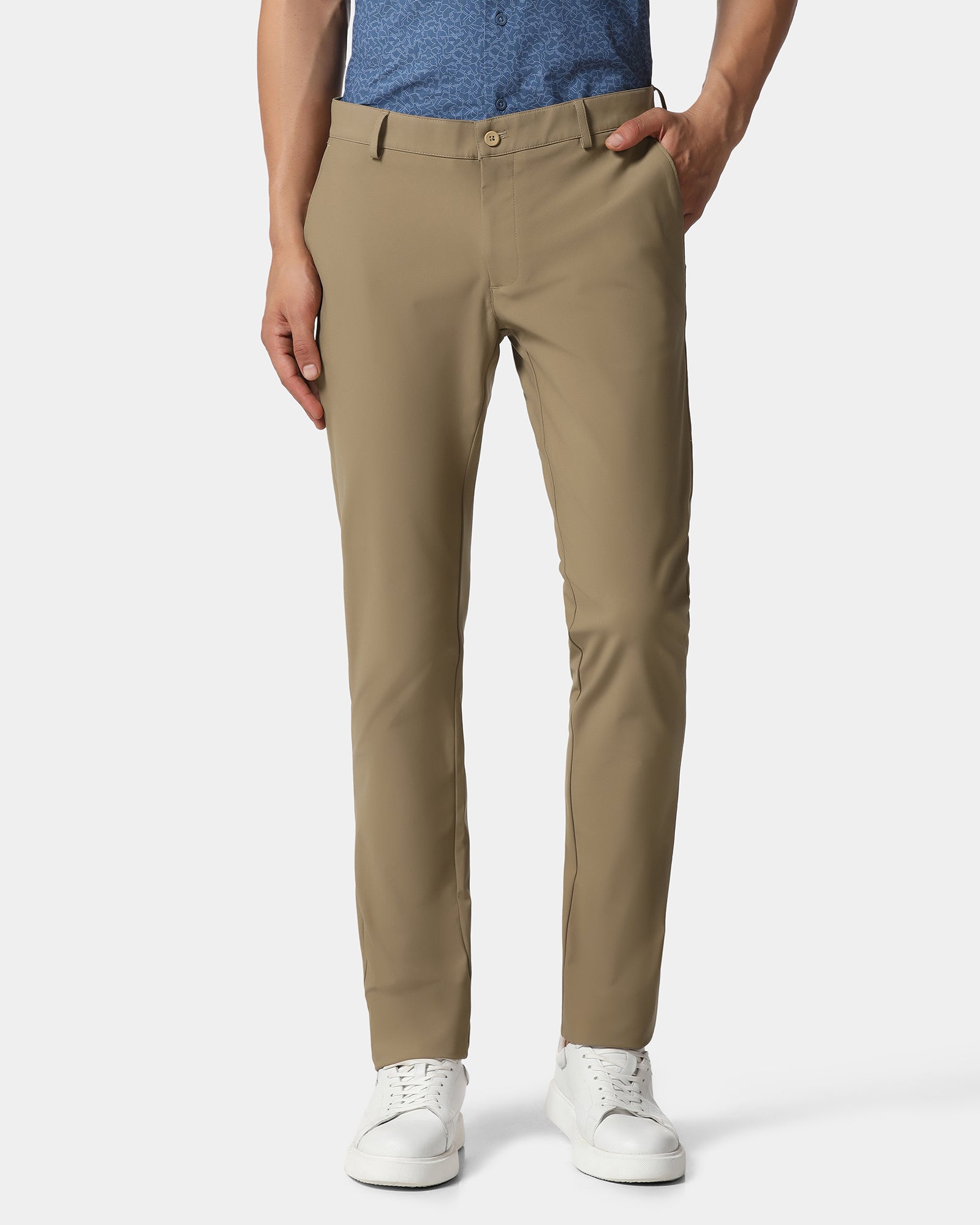 Buy Coffee Techpro Solid Khakis From Yukon Collection Online