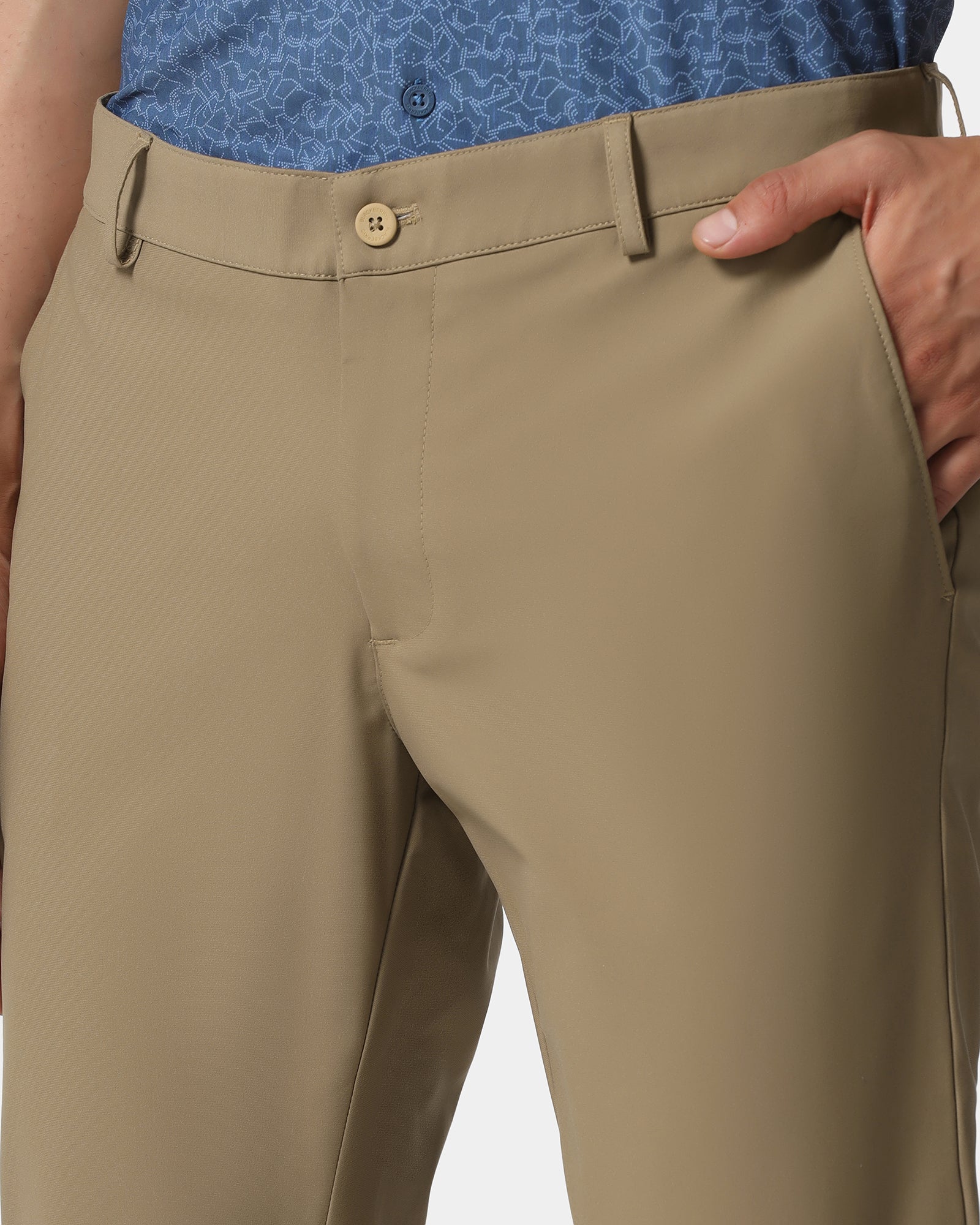 Buy Coffee Techpro Solid Khakis From Yukon Collection Online