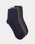 Combed Cotton Ankle Length Socks Pack of 3 - Boro