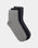 Combed Cotton Ankle Length Socks Pack of 3 - Burgas