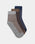 Combed Cotton Ankle Length Socks Pack of 3 - High Blyn