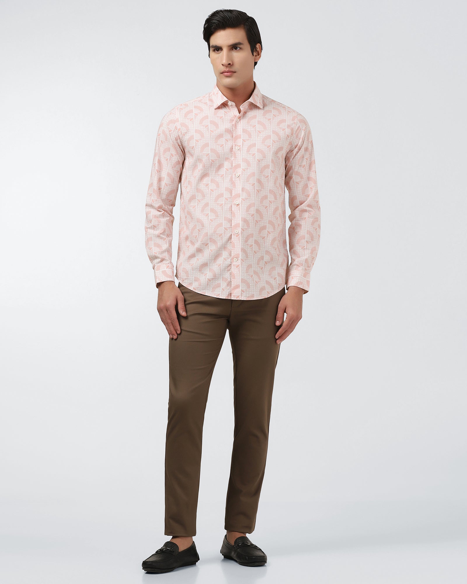 Coral Printed Shirt - Amer