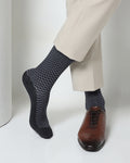 Cotton Blue Knitted Socks - Vammy