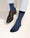 Cotton Dark Navy Knitted Socks - Tusken
