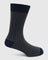 Cotton Deep Navy Printed Socks - Tesla