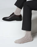 Cotton Grey Knitted Socks - Vika