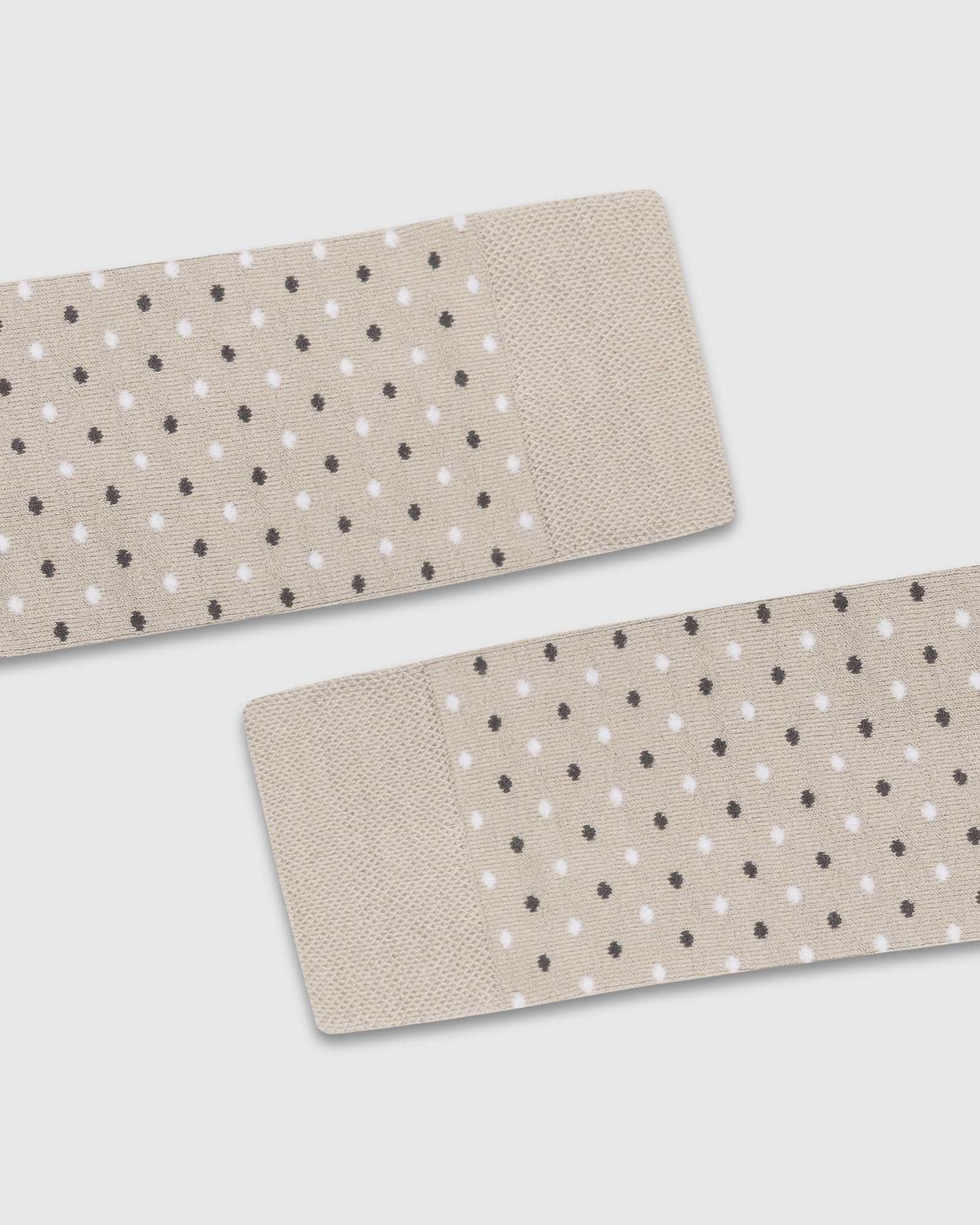 Cotton Grey Knitted Socks - Vika