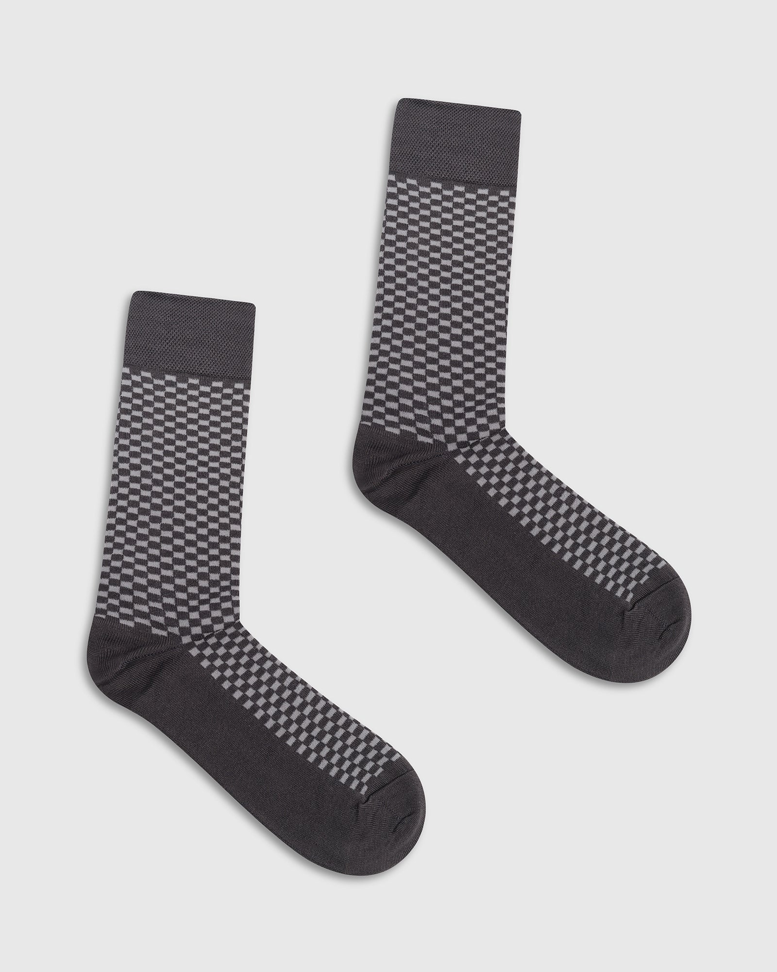 Cotton Grey Knitted Socks - Vammy