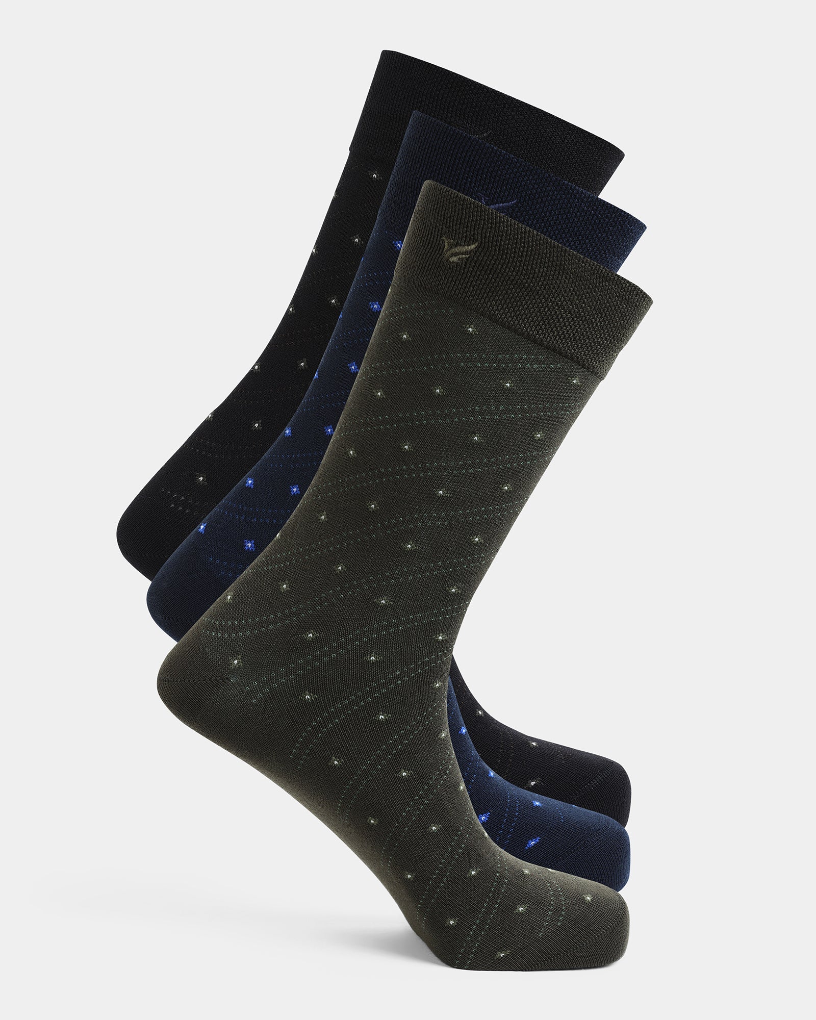 Cotton Multi Color Knitted Socks - Acer