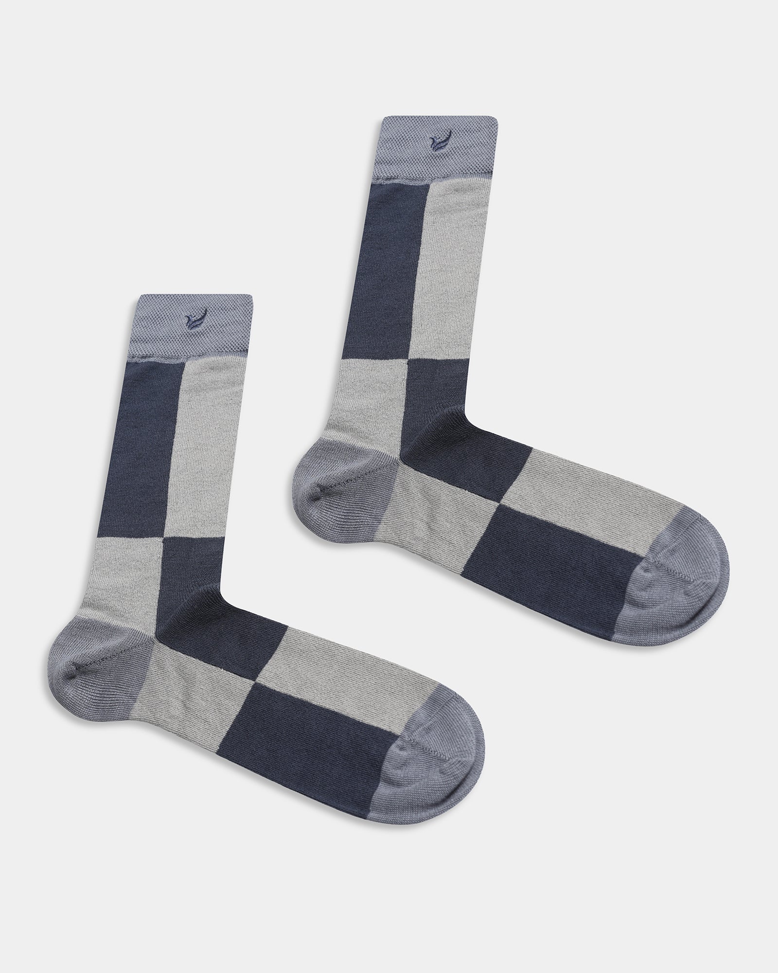 Mercerised Cotton Crew Length Socks Pack of 3 - Ahoy
