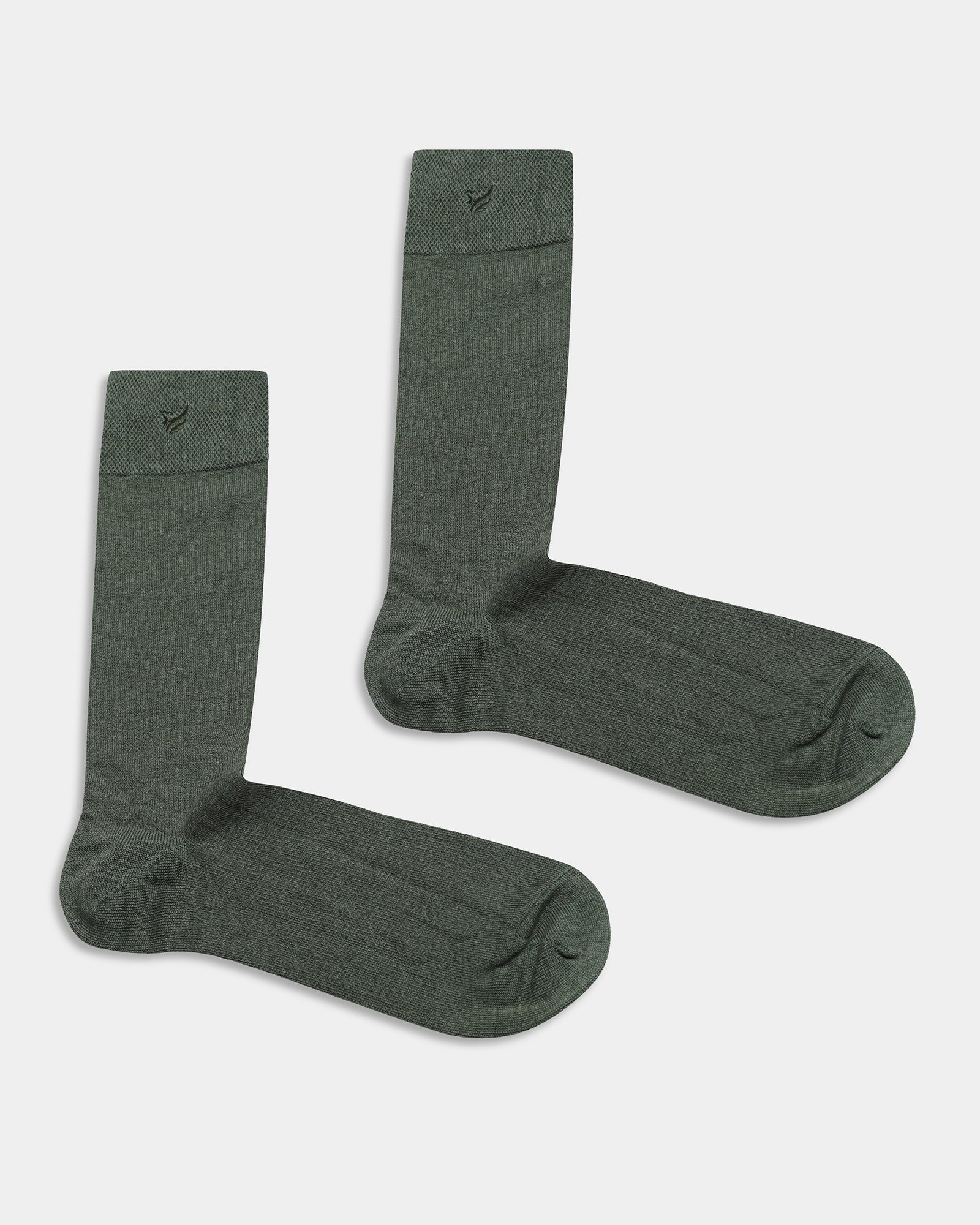 Mercerised Cotton Crew Length Socks Pack of 3 - Aki