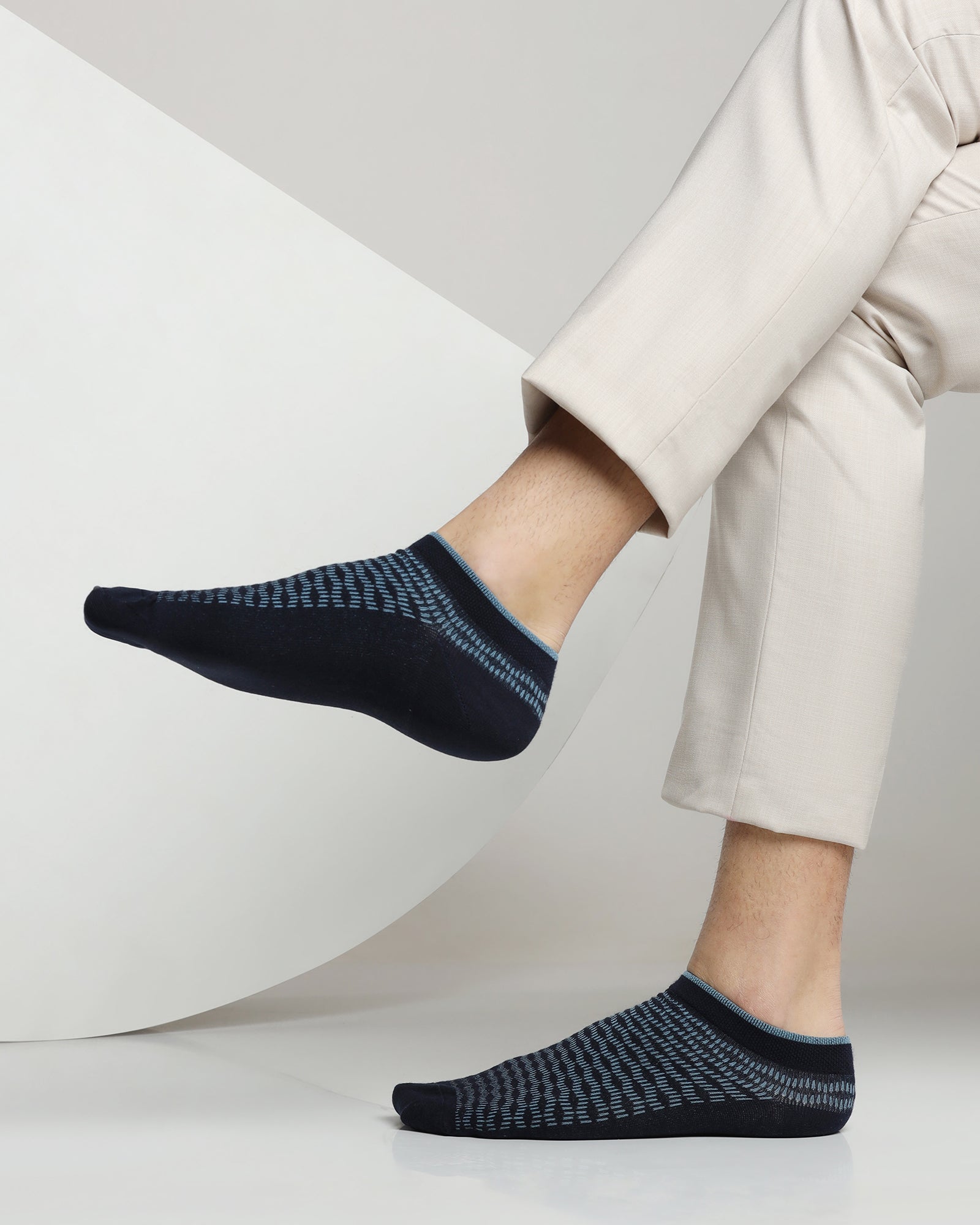 Combed Cotton Ankle Length Socks Pack of 3 - Aksu