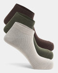 Combed Cotton Ankle Length Socks Pack of 3 - Allen