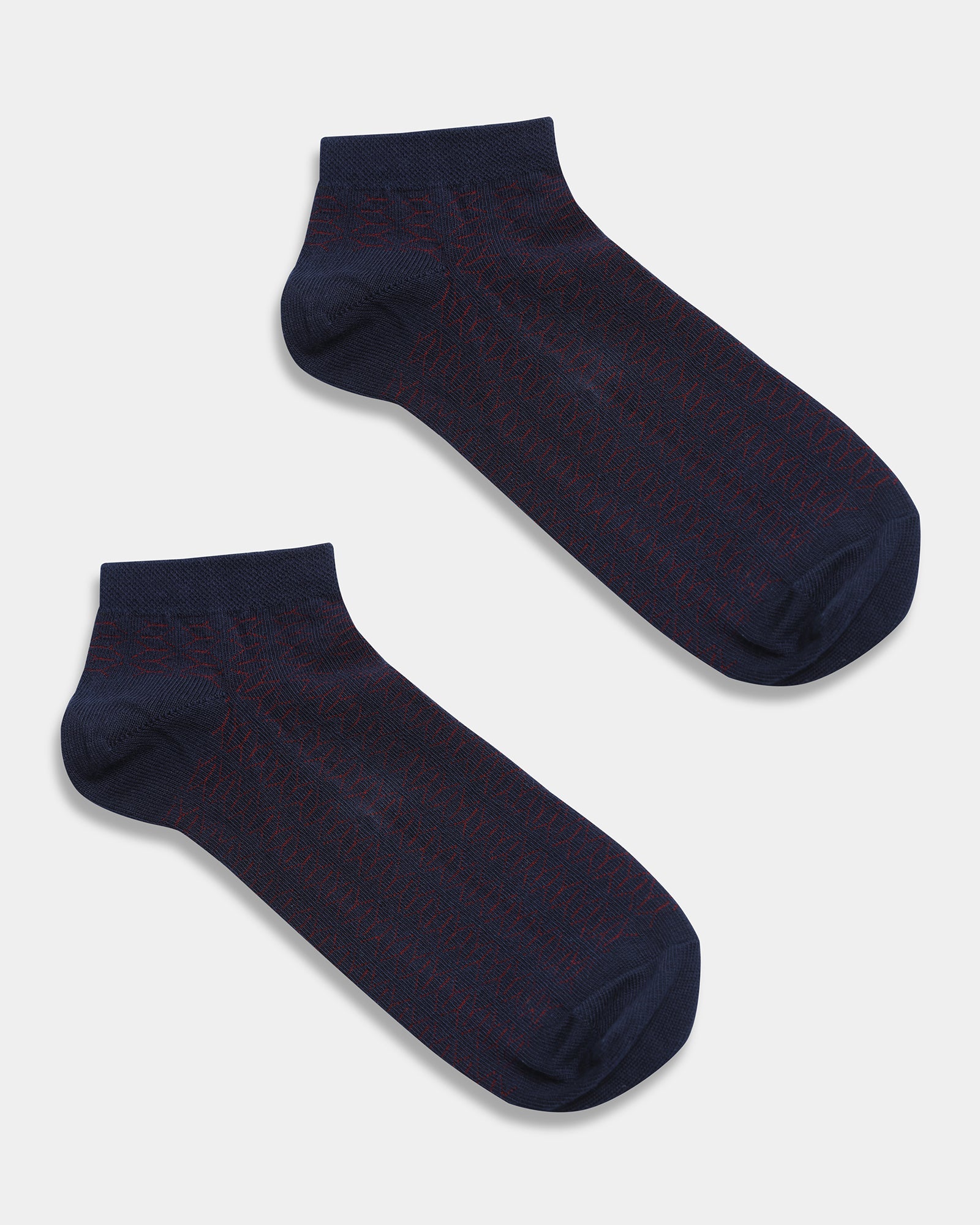 Combed Cotton Ankle Length Socks Pack of 3 - Alme