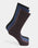 Mercerised Cotton Crew Length Socks Pack of 3 - Amber