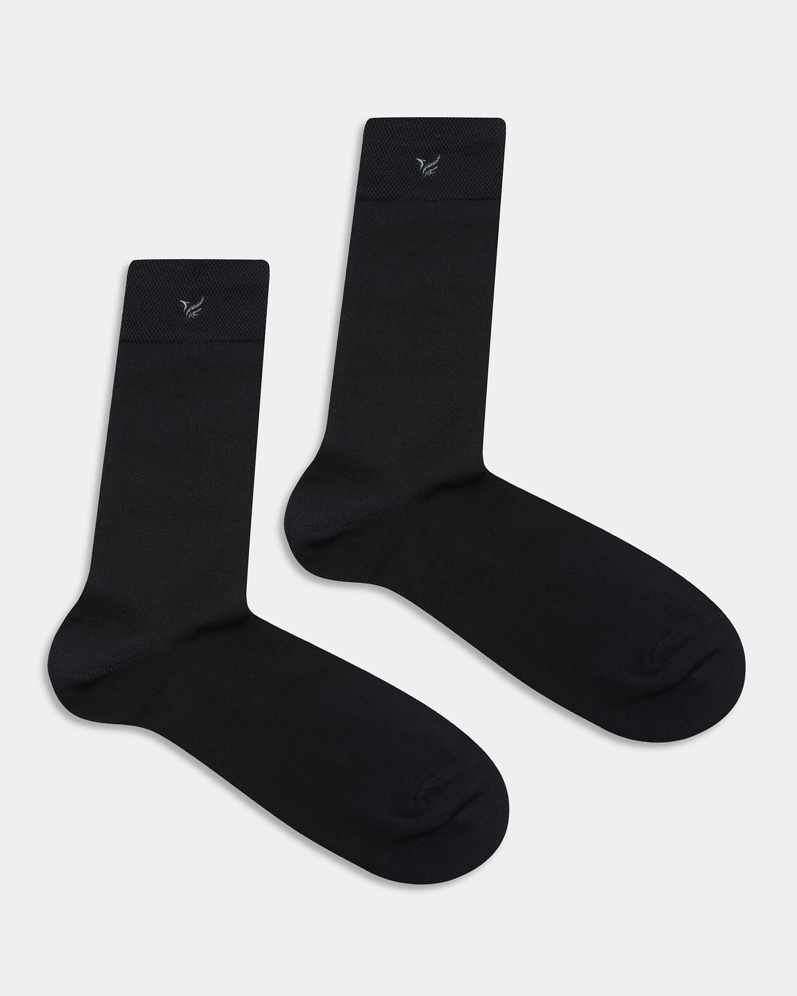 Mercerised Cotton Crew Length Socks Pack of 3 - Amber