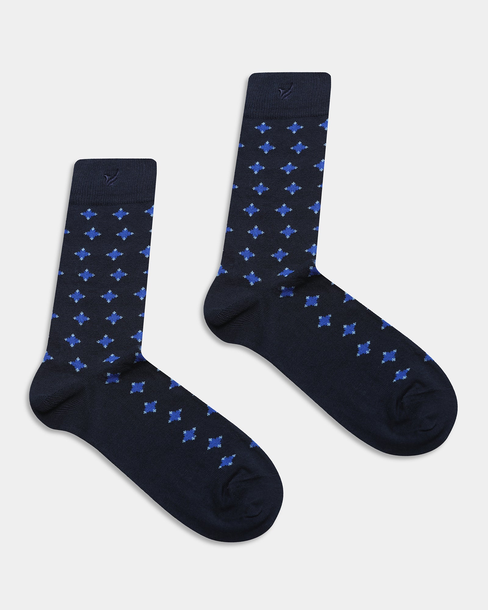 Mercerised Cotton Crew Length Socks Pack of 3 - Amor
