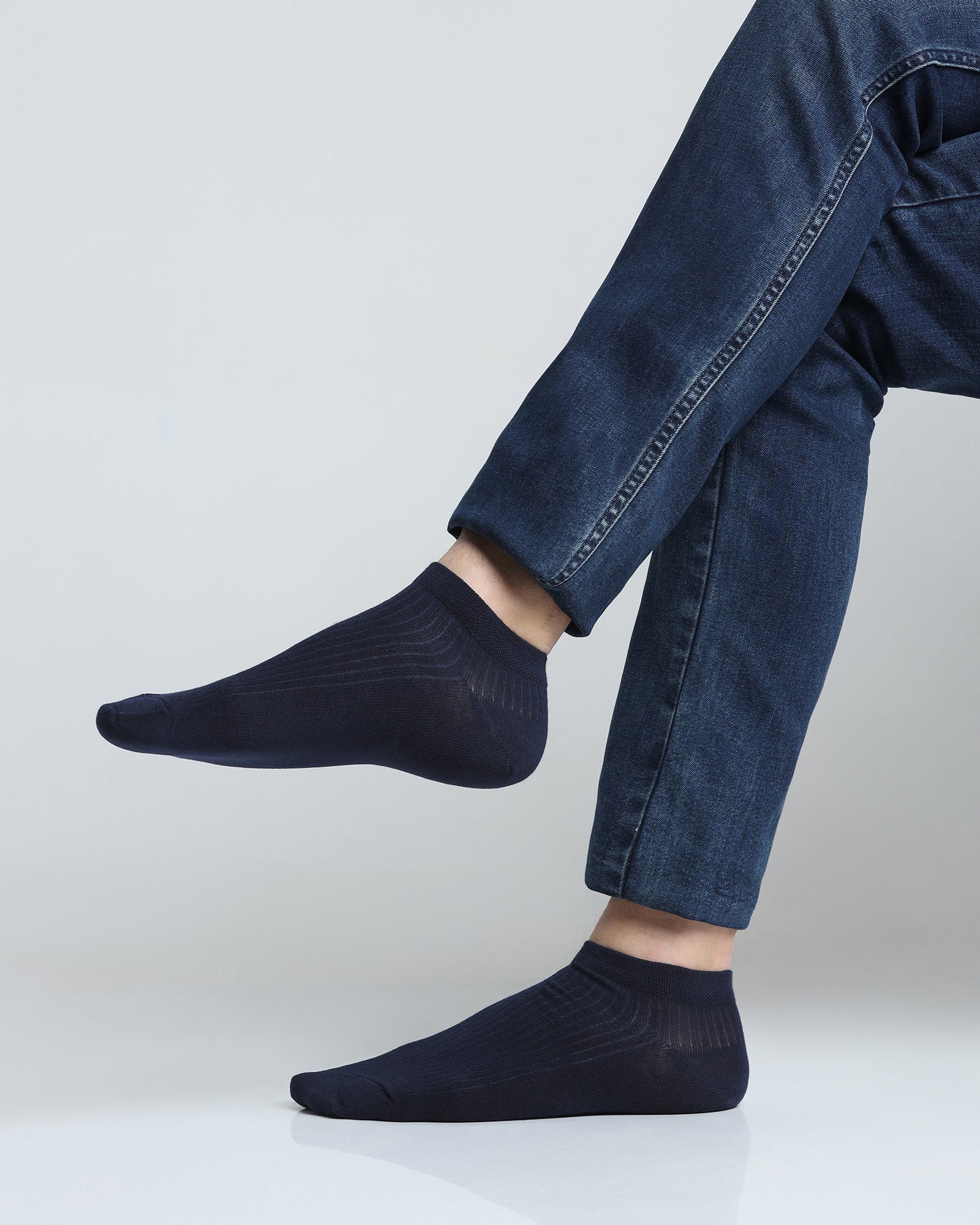 Combed Cotton Ankle Length Socks Pack of 3 - Anza