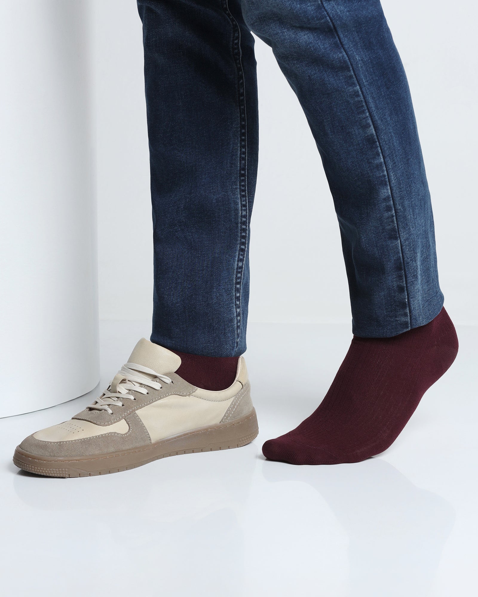 Combed Cotton Ankle Length Socks Pack of 3 - Anza