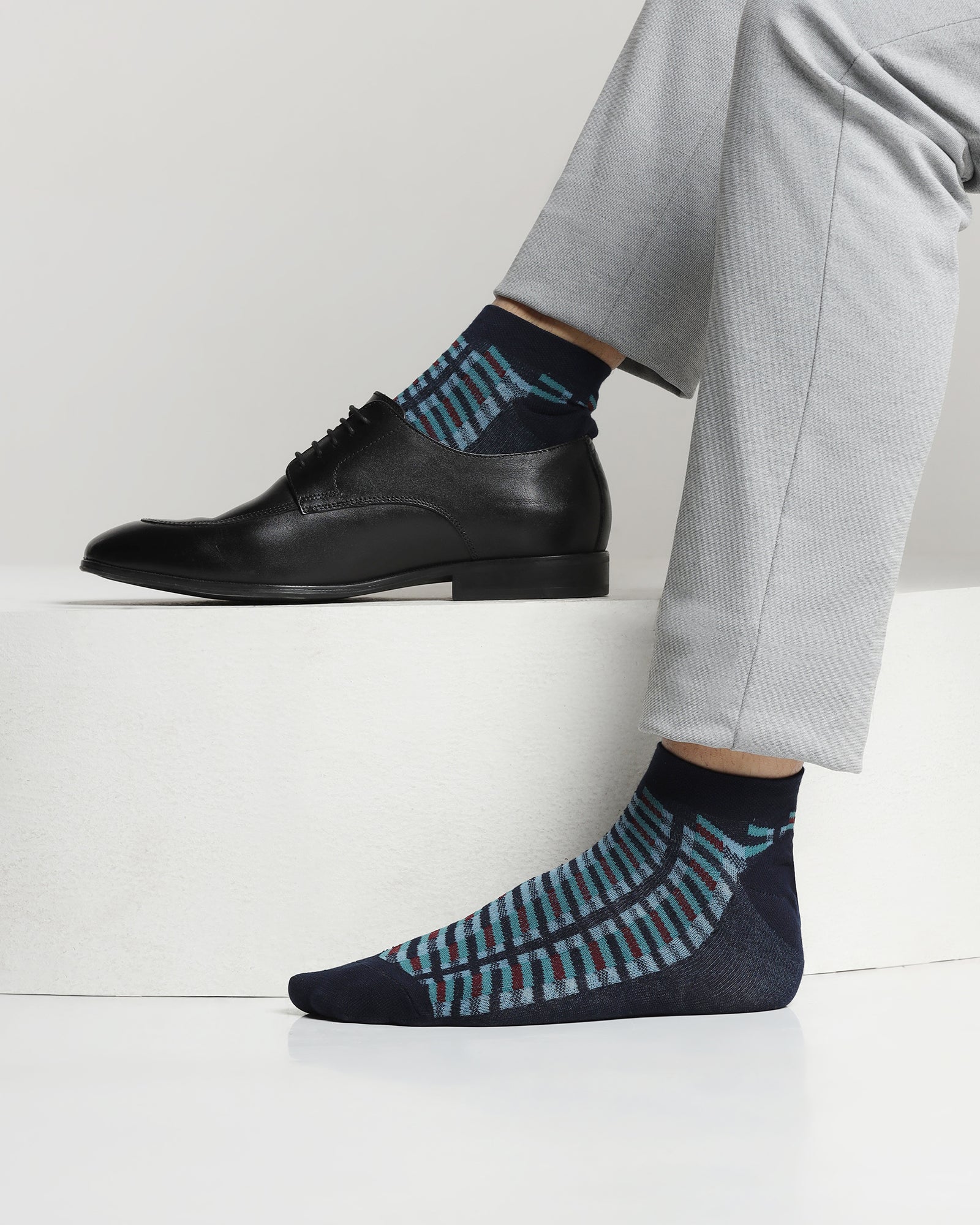 Combed Cotton Ankle Length Socks Pack of 3 - Araca