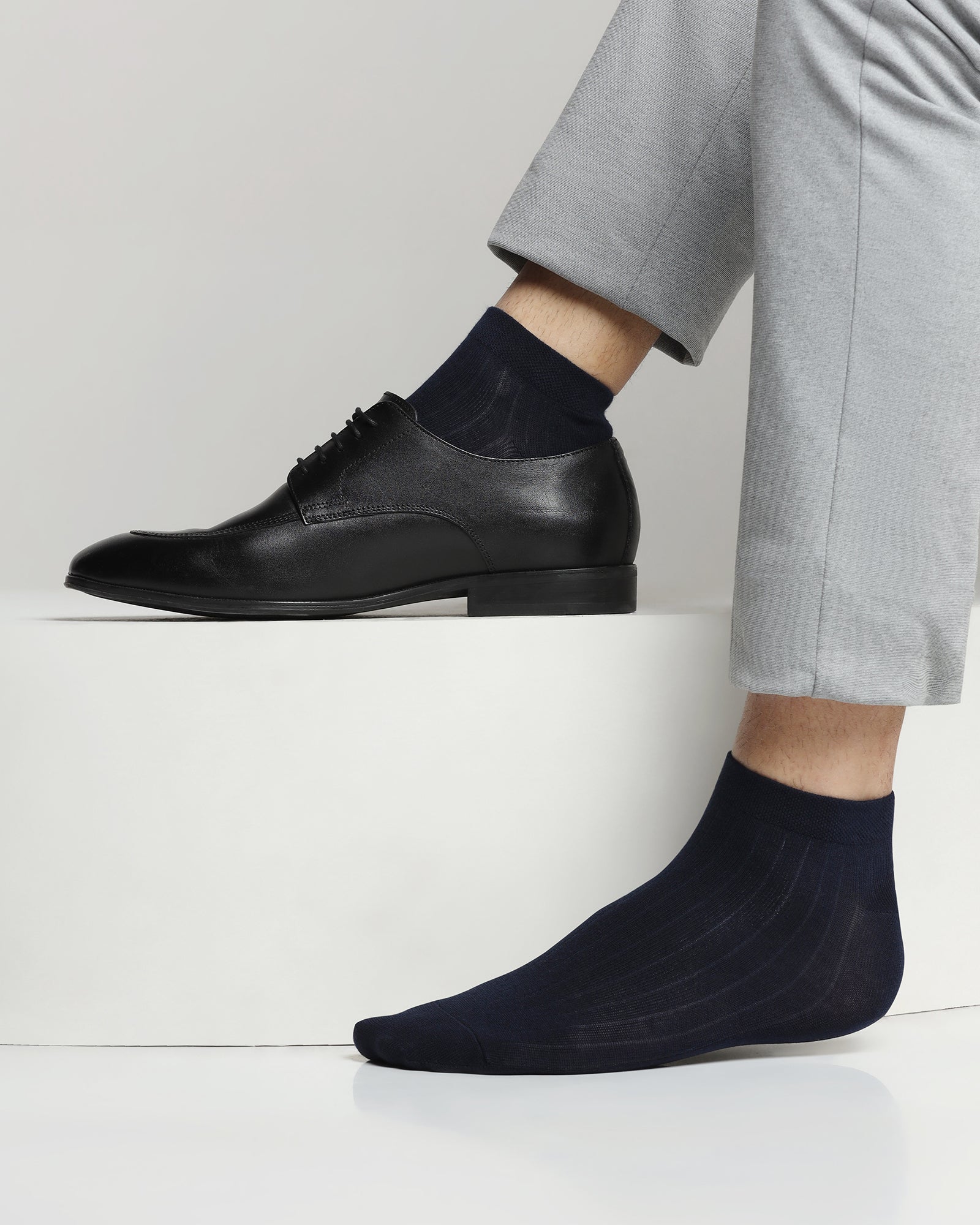 Combed Cotton Ankle Length Socks Pack of 3 - Araca